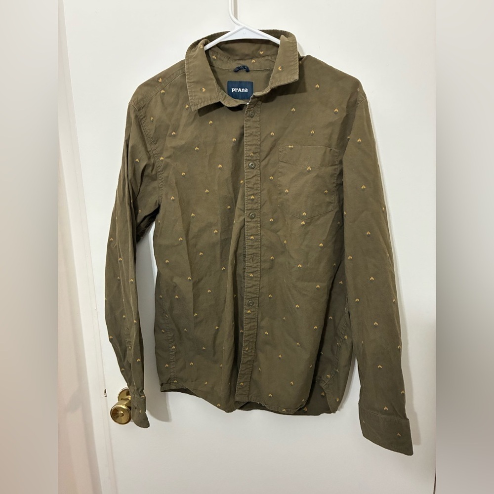 Prana Lewisville Shirt Size Medium